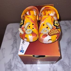 Cheerios Croc Orange Yellow Toddler Size 6